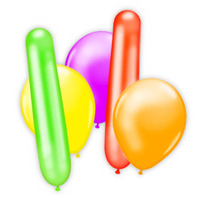 Mix pack latex balloons /20