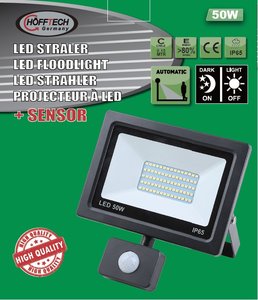 Led Straler Flat 50W Smd Met Sensor