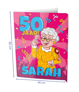 Op te slaan Ontdek Goot Raambord - Sarah 50 jaar - De Bergse Dumphal