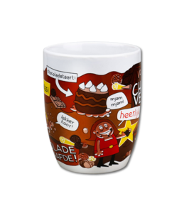 Cartoonmok Chocolade verslaafde