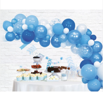 Balloon deco kit blue