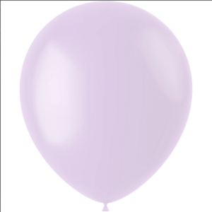 Ballonnen powder lilac mat 33 cm 10 stuks