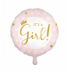 Folie Ballonnen - Newborn baby girl