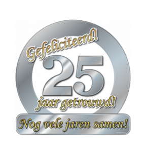 Huldeschild - Special - 25jr getrouwd