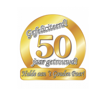 Huldeschild - Special - 50jr getrouwd