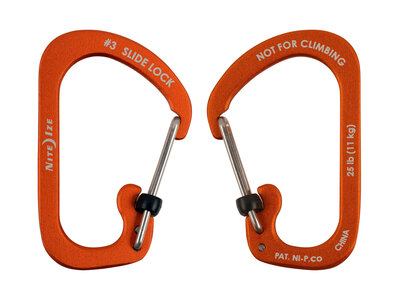 Nite Ize Slidelock #3 Carabiner Aluminium Orange