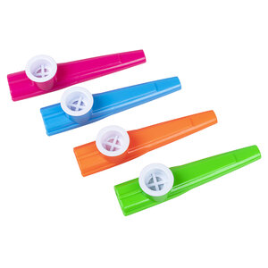 Set 4 Kazoos 4 kleuren ass. (11 x 2 cm)