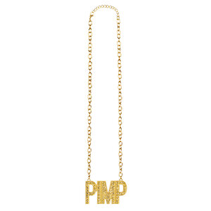 Pc. Necklace 'PIMP'