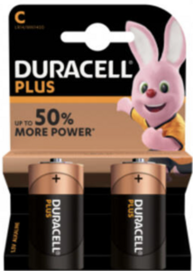 Duracell Plus C Mn 1400 Duralock 2 Dlg