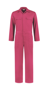 Overall polyester/katoen roze