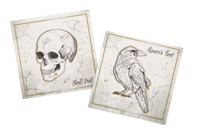 Servetten - Creepy Curiosities - 33 x33 cm - 20 stuks