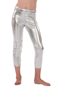 Legging (V) , legging zilver