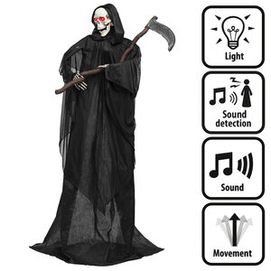 Staande decoratie Cutting reaper 183 cm