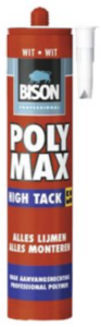 Bison Prof polymax high tack wit crt 425g