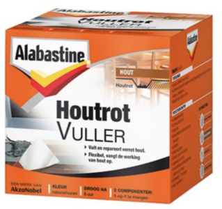 Alabastine Houtrotvuller 500gr 2 componenten