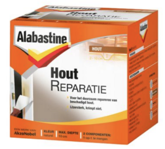 Alabastine Houtreparatie 2 componenten set 500gr