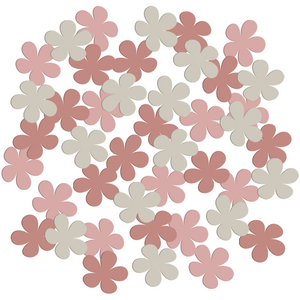 Confetti - Bloemvorm - Blooming Baby Girl - 80 stuks