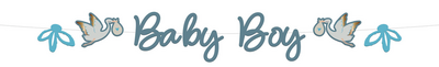 Letterslinger - "Baby Boy" - Blooming Baby Boy - 2 meter