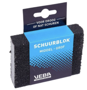 VEBA Schuurblok Middel/grof 10x7x2,5cm