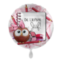 folieballon De liefste juf