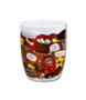 Cartoonmok Chocolade verslaafde