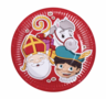 10 papieren bordjes sint