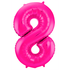 86cm Number  Shiny Magenta_