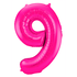 86cm Number  Shiny Magenta_