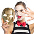 Gezichtsmasker mime goud_