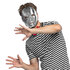 Gezichtsmasker mime zilver_