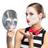 Gezichtsmasker mime zilver_