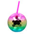 Drinkbeker disco regenboog_