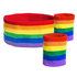 Set 3 Zweetbandjes regenboog_