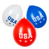 Set 6 Latex ballonnen 'USA' dubbelzijdig (25 cm)_