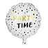 St. Folieballon 'Party Time' dubbelzijdig (45 cm)_