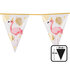 Pc. Foil bunting Flamingo (4 m)_