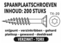 Spaanplaatschroef Torx Tx-20 4.0 X 50 Mm_