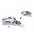 Grey white jet fighter 2in1 M38-B0986 Sluban_