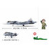 Grey white jet fighter 2in1 M38-B0986 Sluban_