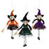 Hangdecoratie Little witch 3 kleuren ass. (15 cm)_