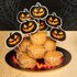 Set 10 papieren Bordjes Creepy Pumpkin (√ò 23 cm)_