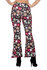 Hippiebroek zwart bloemen (V), broek_