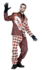 Pak Halloween clown , broek/jas/stropdas_