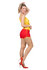 Lifeguard set (top/short/zonneklep/tas/fluit) (V), top/shorts/zonneklep/heuptas/fluitje_