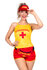 Lifeguard set (top/short/zonneklep/tas/fluit) (V), top/shorts/zonneklep/heuptas/fluitje_